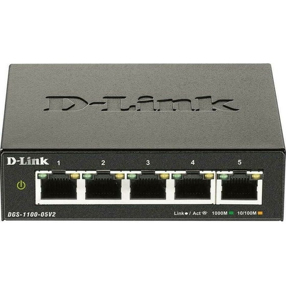D-Link DGS-1100-05V2 Network Switch Managed L2 Gigabit Ethernet (1000 Mbps) image 1
