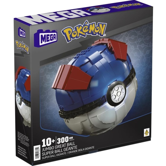 Mega Pokemon Jumbo Great Ball Με Φως image 1