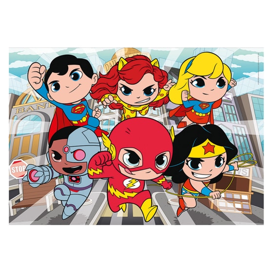 Παιδικό Παζλ Clementoni Maxi Super Color Superfriends (104 Κομμάτια) image 1