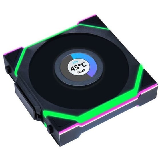 Case Fan Lian-Li Unifan SL Wireless LCD 120mm ARGB - Μαύρο image 1