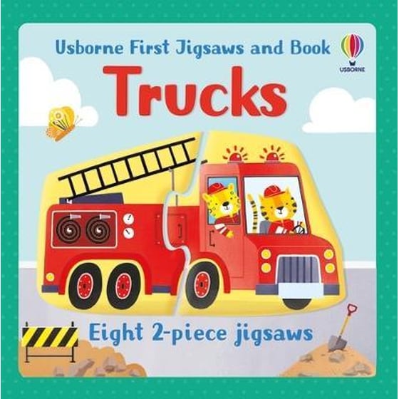 Usborne First Jigsaws and Book: Trucks image 0