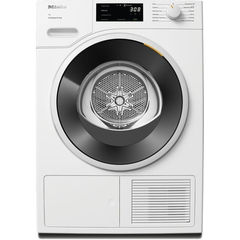 MIELE MIELE TWD640WP EcoSpeed 9 kg με Αντλία Θερμότητας Λευκό Στεγνωτήριο Ρούχων