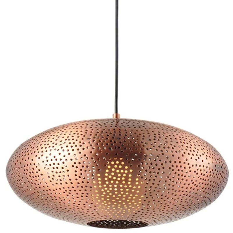 Φωτιστικό Οροφής Μονόφωτο Aca V371121pc Μεταλλικό - Χάλκινο