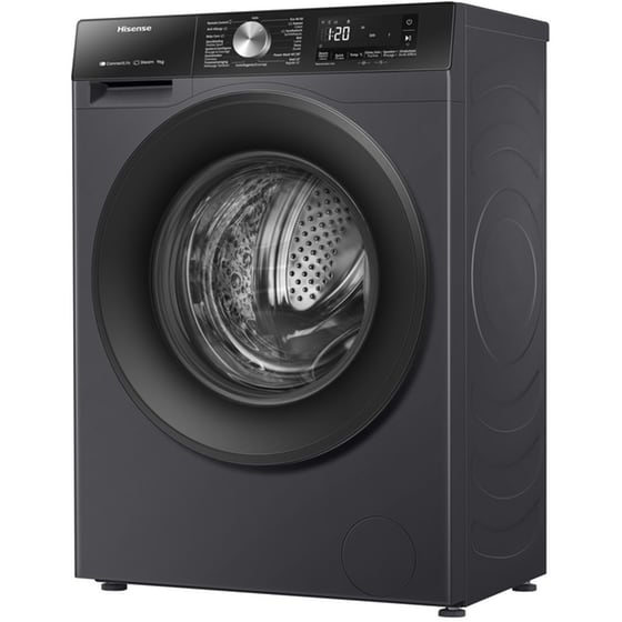 HISENSE WF3S9043BB3 9 kg 1.400 Στροφές Μαύρο με WiFi Πλυντήριο ρούχων image 2