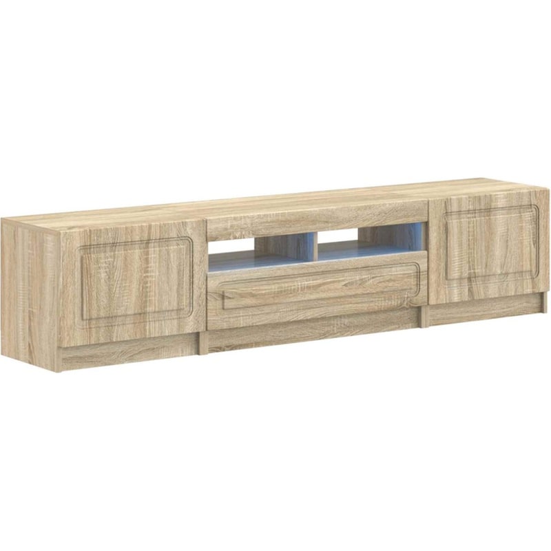 Έπιπλο Τηλεόρασης VidaXL UTRECHT με LED 3 τμχ 179 x 35 x 40 cm - Sonoma Δρυς