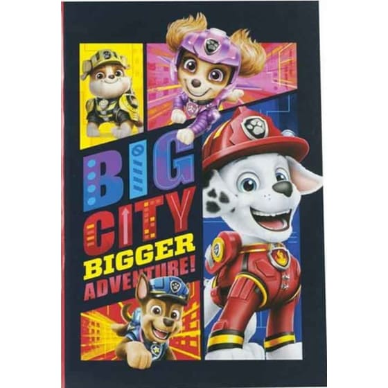 Τετράδιο Καρφίτσα GIM B5 Paw Patrol Movie (1 Τεμάχιο) image 0