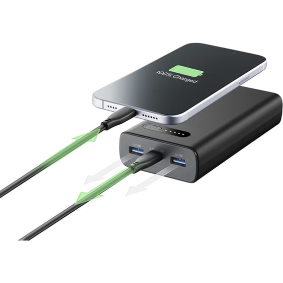 Powerbank Cellular Line Fast 20.000mAh 20W - Black image 1