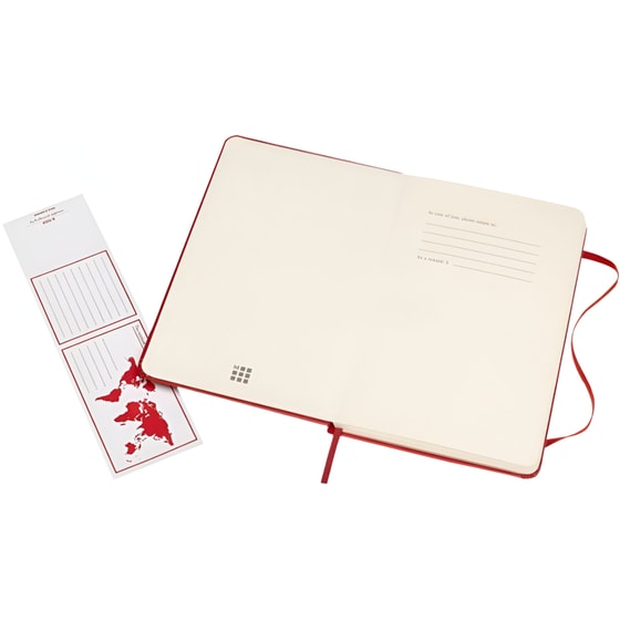 Σημειωματάριο Moleskine Ριγέ Medium Κόκκινο (1 Τεμάχιο) image 2
