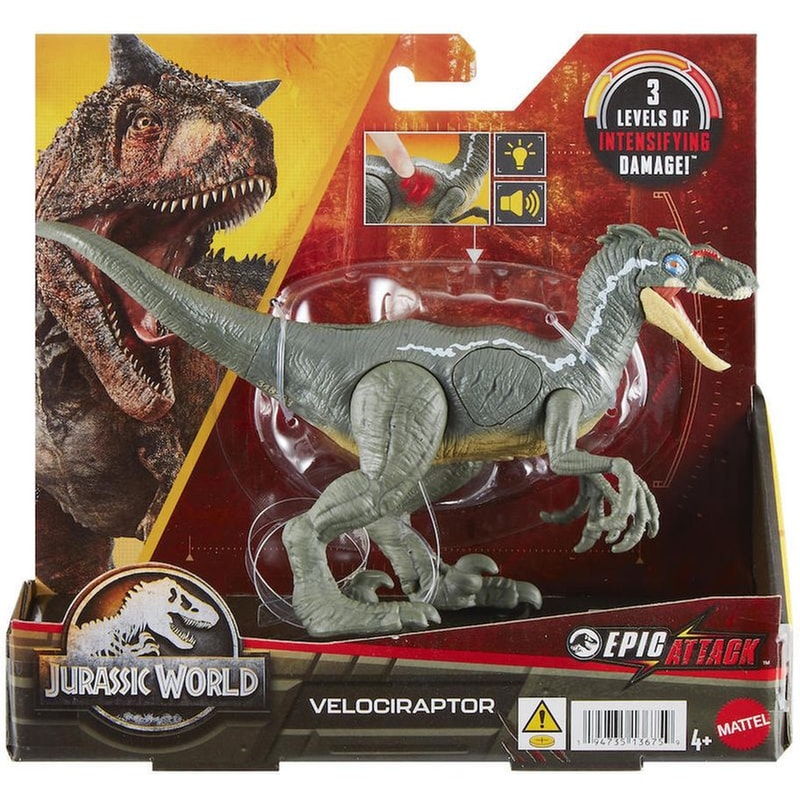 MATTEL Φιγούρα Δράσης Mattel Jurassic World - Velociraptor