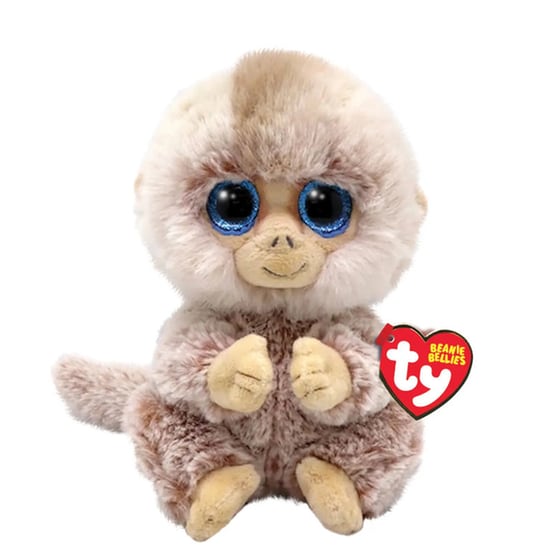 Λούτρινο TY Beanie Bellies Stubby Fluffy Μαϊμουδάκι Καφέ (15cm) 1607-41036 image 0