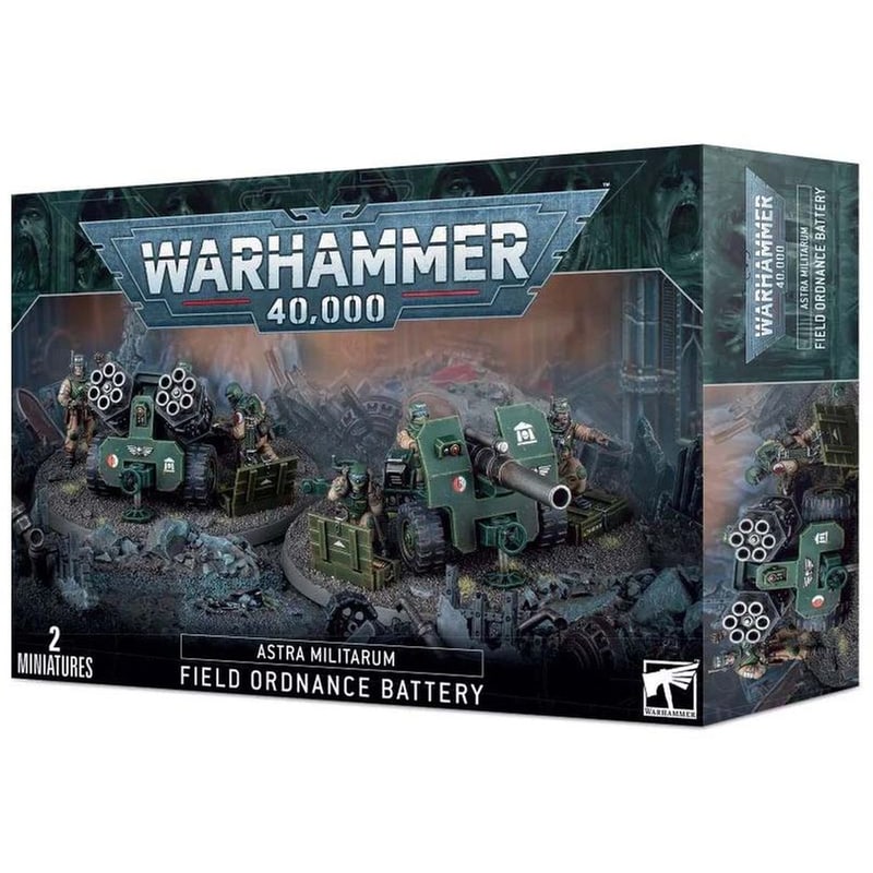 GAMES WORKSHOP Astra Militarum: Field Ordnance Battery Warhammer 40k GAMES WORKSHOP