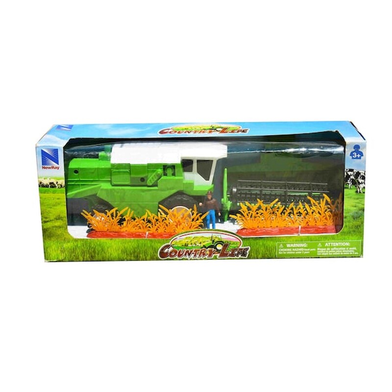 Σετ Πλαστικό Αγροτικό Τρακτέρ Country Life Plastic Agricultural Tractor