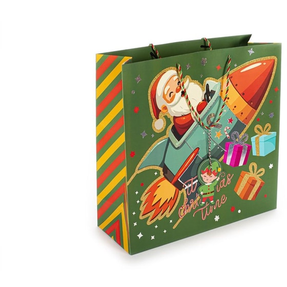 Σακούλα&nbsp;Δώρου Tri-Coastal&nbsp;Santa&nbsp;Rocket&nbsp;Large image 2