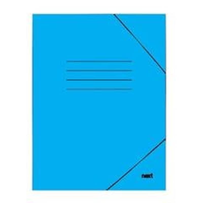 ΝΕΧΤ Φάκελος Πρεσπάν Next με Λάστιχο A4 Γαλάζιο Υ35x25εκ.