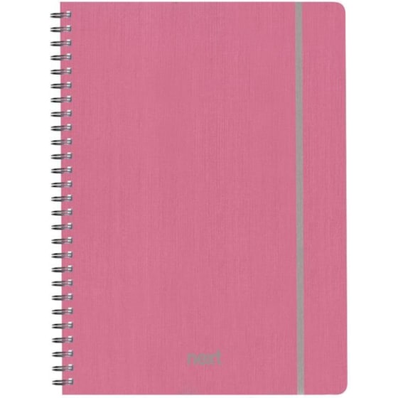 Τετράδιο Σπιράλ NEXT Β5 4 Θεμάτων Ροζ (1 Τεμάχιο) image 0