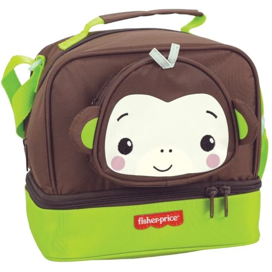 Τσαντάκι Φαγητού Gim Οβάλ Fisher Price Monkey image 0