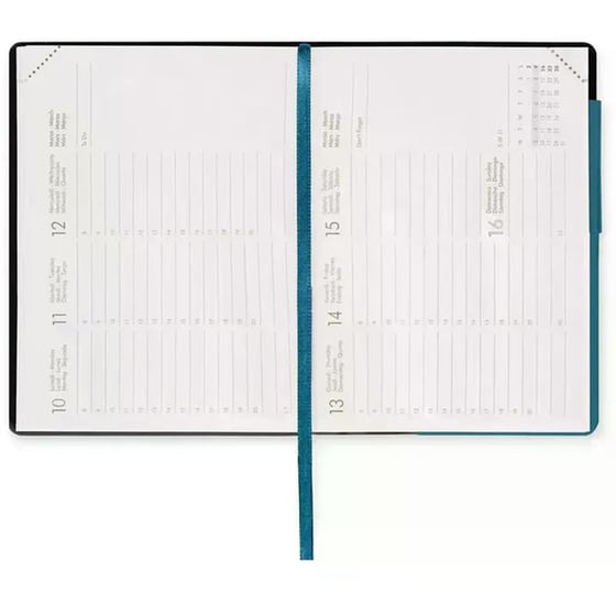Ημερολόγιο Εβδομαδιαίο Legami 2025 12Μ Small Teal Blue image 2