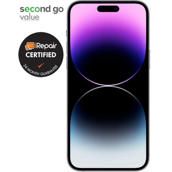 Μεταχειρισμένο Apple iPhone 14 Pro 256GB Deep Purple second go Certified by iRepair image 1