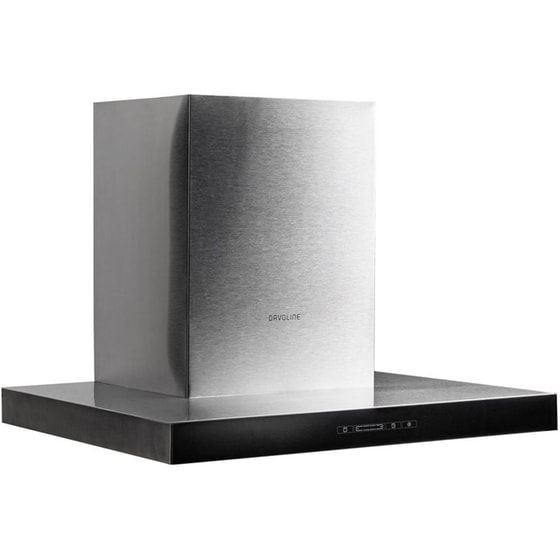 DAVOLINE TATE 060 IX-BL&nbsp;60 cm Μαύρο/Inox Απορροφητήρας Καμινάδα - Τζάκι image 2