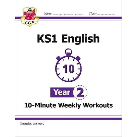 KS1 Year 2 English 10-Minute Weekly Workouts image 0