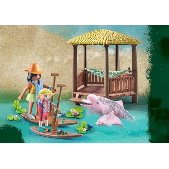 PLAYMOBIL® Wiltopia Βόλτα στο ποτάμι με τα δελφίνια (71143) image 2