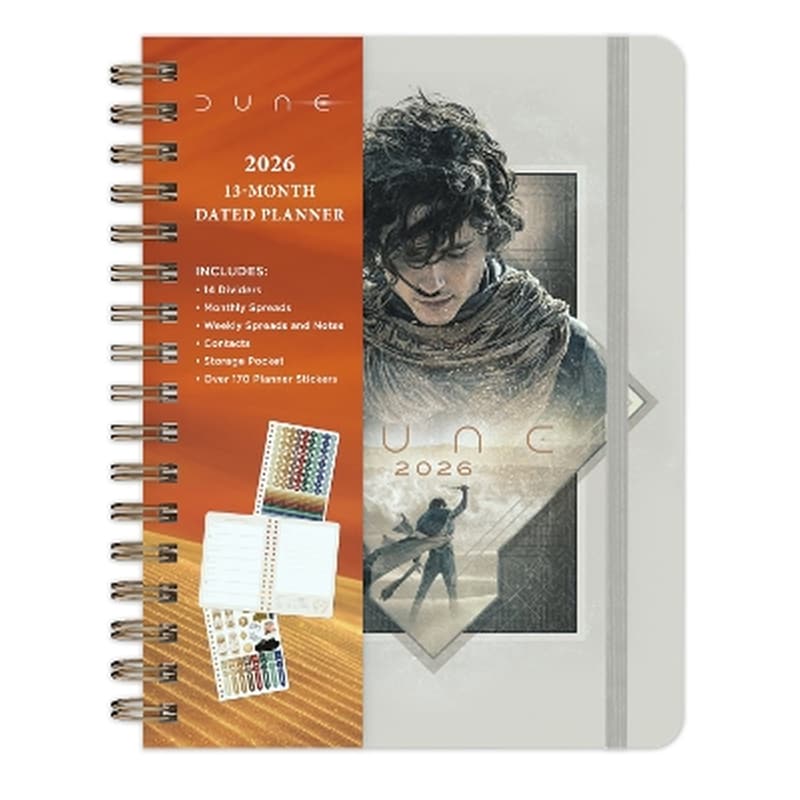 2026 Dune 13-Month Weekly Planner