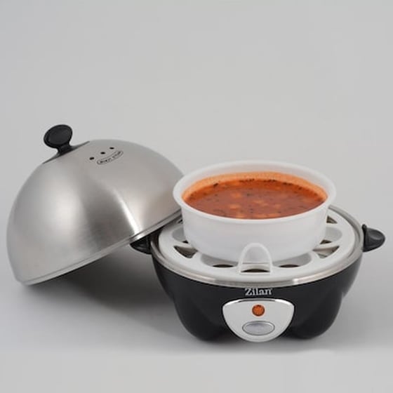 Βραστήρας Αυγών ZILAN ZLN8075 360 W 7 Θέσεων Inox image 3