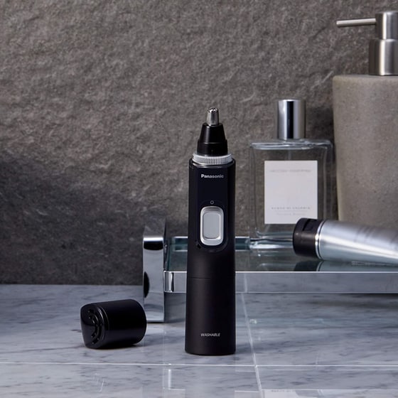 Trimmer PANASONIC ER-GN30 με Σύστημα Καθαρισμού για Μύτη, Αυτιά, Φρύδια και Γένι Μαύρο image 7