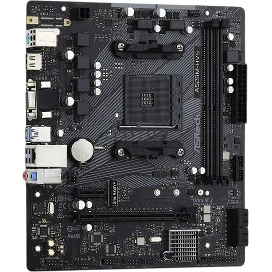 Asrock A520M-HVS AMD A520 Micro ATX με Socket AMD AM4 image 3
