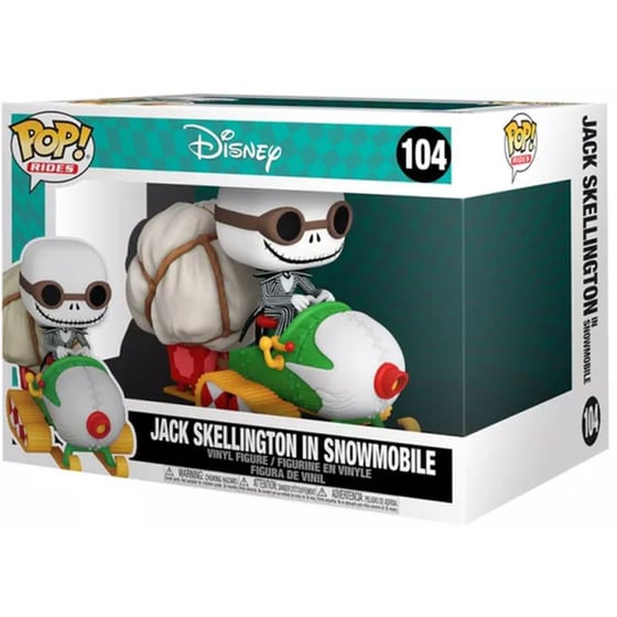 Funko Pop! Rides - Disney - The Nightmare Before Christmas - Jack Skellington in Snowmobile #104 image 2