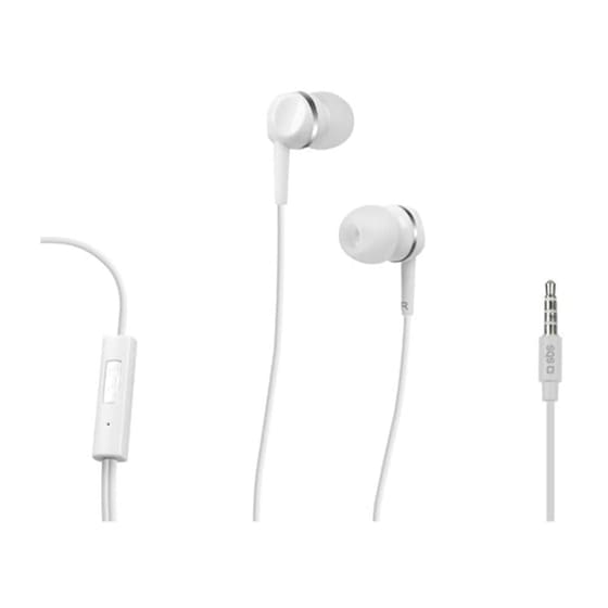 Sbs Studio Mix 25 TEINEARWL Handsfree Λευκό image 0