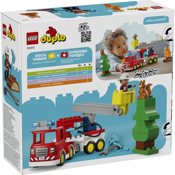 LEGO® Duplo® Fire Truck with Hose and Firefighter (10473) image 2