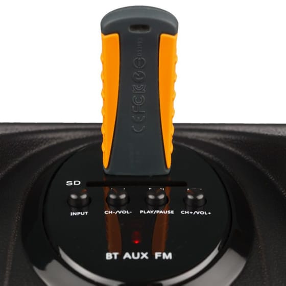 Party Speaker Akai SS022A-X6 30W Karaoke με Ασύρματo Μικρόφωνo - Μαύρο image 14