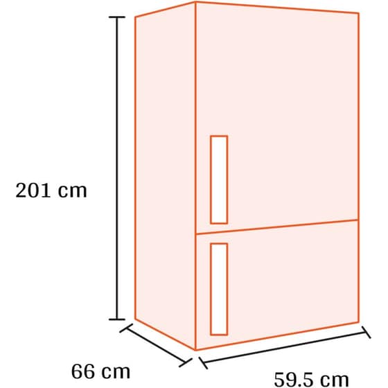 BERTAZZONI RBM60F5FBNC Total No Frost 367 Lt Μαύρο Ψυγειοκαταψύκτης image 1