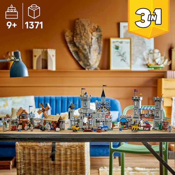 LEGO® Creator 3σε1 Μεσαιωνικό Κάστρο Ιπποτών των Αλόγων (31168) image 2