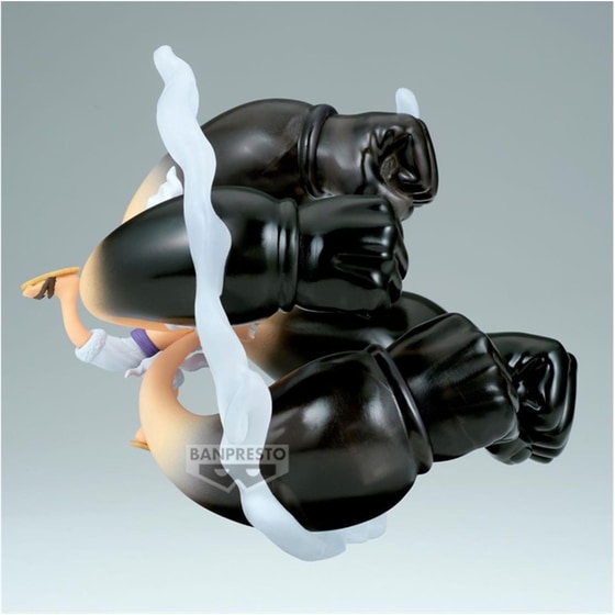 Banpresto World Collectable Figure: One Piece - Monkey D.Luffy (Gear5GumGum Dawn Gatling0 Statue (12cm) (69652) image 2