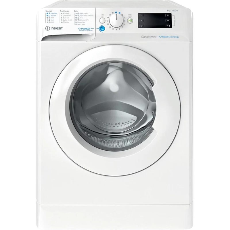 INDESIT INDESIT BWE 81295X WV EE 8 kg 1.200 Στροφές Λευκό Πλυντήριο Ρούχων