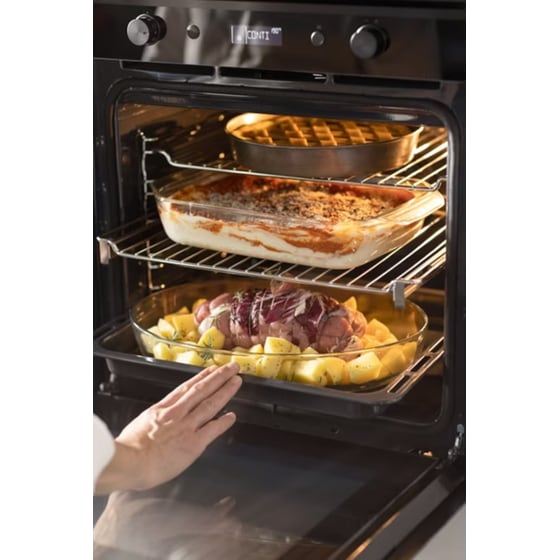 FRANKE MYTHOS FMY 98 P BK 73 Lt Μαύρο Εντοιχιζόμενος Φούρνος Άνω Πάγκου image 4
