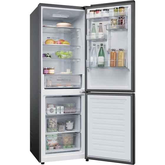 HAIER HDPR3618DNPD Total No Frost 355 Lt Dark Inox Ψυγειοκαταψύκτης image 3