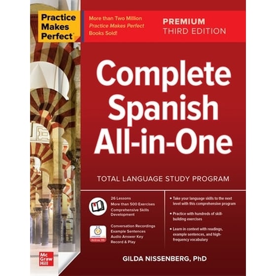 Practice Makes Perfect: Complete Spanish All-in-One, Premium Third Edition image 0