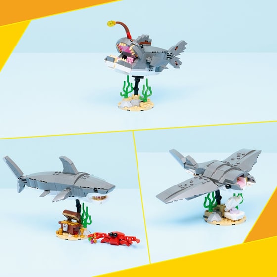 LEGO® Creator Άγριος Καρχαρίας με Σεντούκι Θησαυρού (31381) image 1