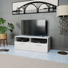 Έπιπλο Τηλεόρασης VidaXL Μοριοσανίδα 95x35x36 cm - Λευκό