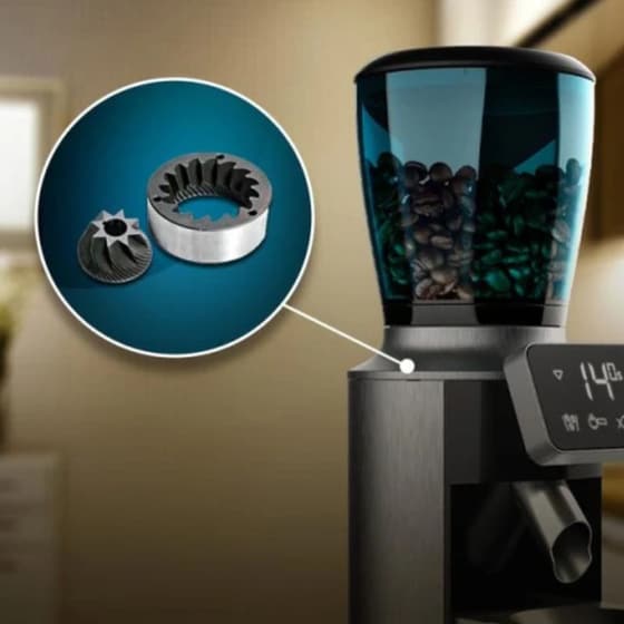 CECOTEC SteelMill Touch CEC-01805 200 W Ασημί Ηλεκτρικός Μύλος Άλεσης Καφέ image 10