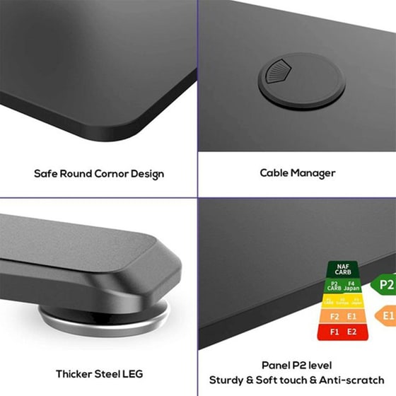 Γραφείο Υπολογιστή/ Gaming Eureka Ergonomic ERK-IOD-47B-V2 120x60x77cm image 3