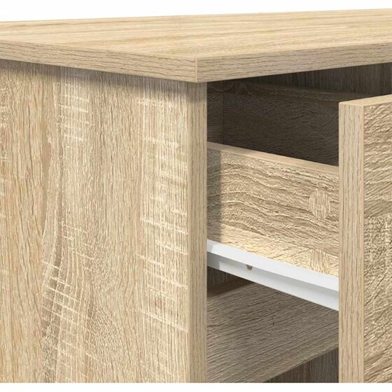 Γραφείο VidaXL από Επεξεργασμένο Ξύλο 140x49x76 cm - Sonoma Δρυς image 5