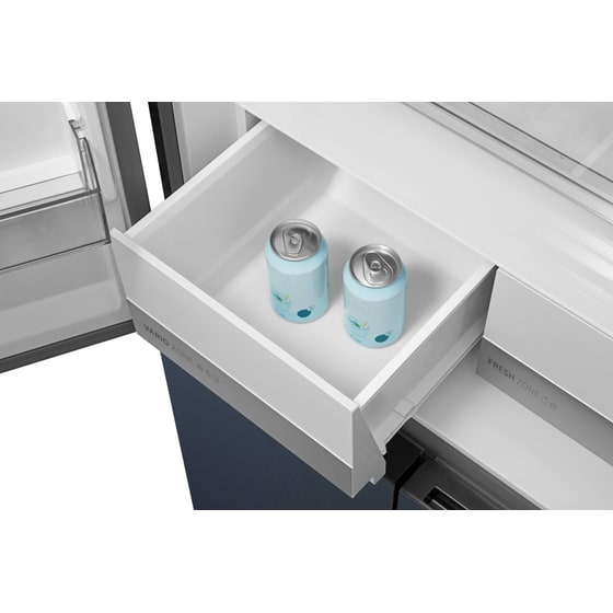 MIDEA MDRM587BIE70 Total No Frost 426 Lt Μαύρο Ψυγείο Ντουλάπα image 11