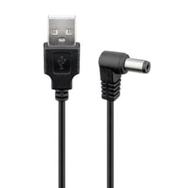 Powertech Καλώδιο Usb 2.0(m) Σε Dc 5.5x2.1mm (f) Cab-u121, Copper, 1.5m