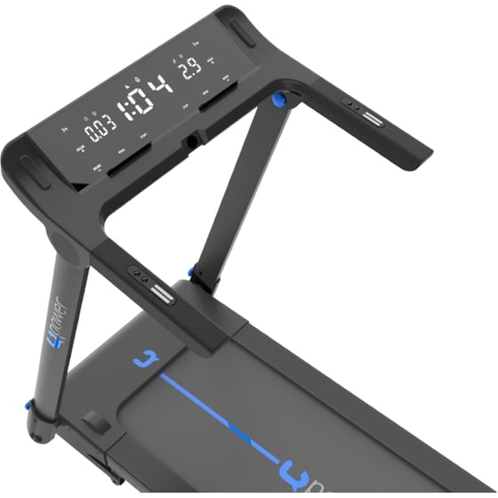 Ηλεκτρικός Διάδρομος Γυμναστικής Upower Marathon 200 Slim 2.0 HP - Μαύρο/ Μπλε image 5