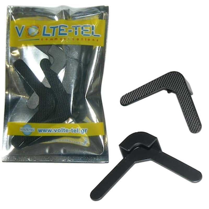 VOLTE-TEL Clip Γωνιακο Με Velcro Για Συγκρατηση Σε Θηκες Tablet 4 Pcs Bl