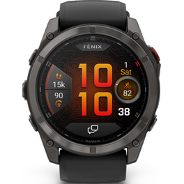 Smartwatch Garmin Fenix 8 Pro 51mm - Titanium Carbon Gray DLC with Black and Pebble Gray